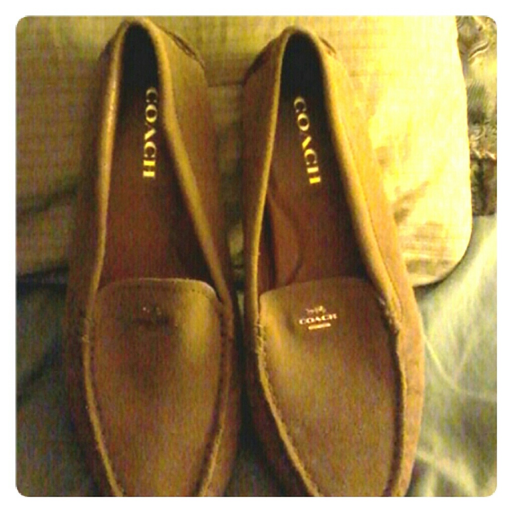 Coach tan Suede Shoes
