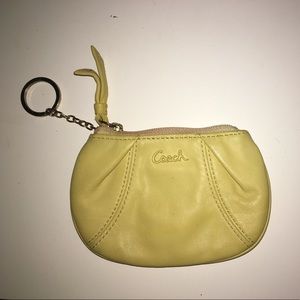 Yellow Coach change purse