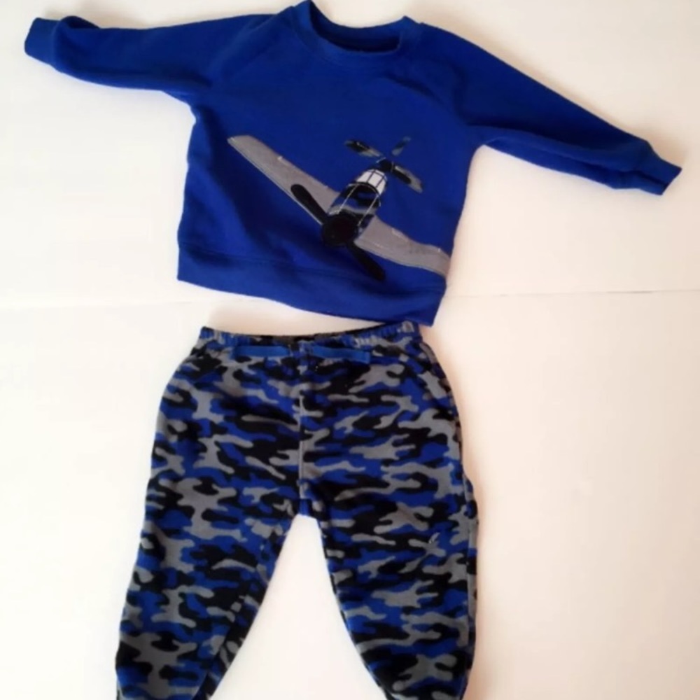 Navy Blue Child of Mine Sweatshirt and Trousers