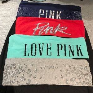 LOT OF 4 Victoria's Secret Boot-Cut Yoga Pants