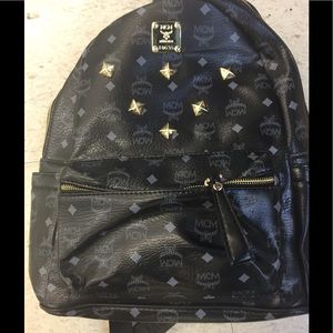 Black Mcm backpack
