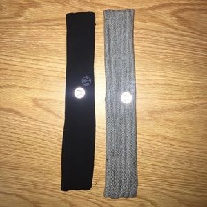 Gray & Black LuLuLemon headbands