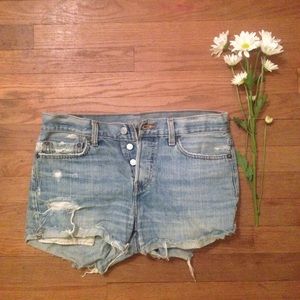 Distressed Levi's Shorts