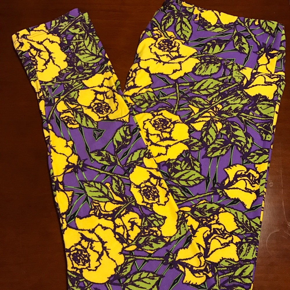 New LuLaRoe Leggings - Floral - TC - NWT