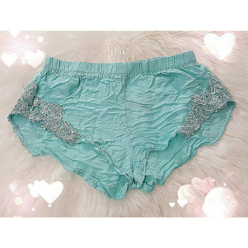 Light blue shorts