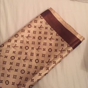 Louis Vuitton silk scarf