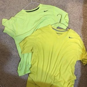 Men's Nike dryfit shirts. Large