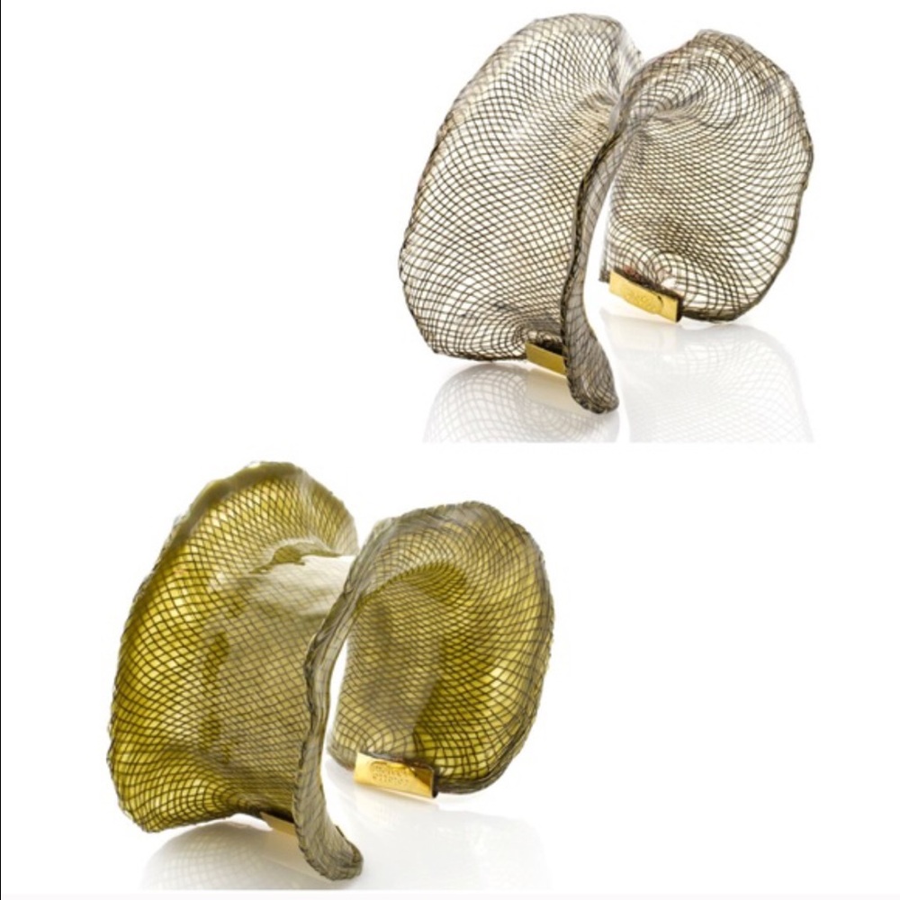COLETTE MALOUF Lacquered Mesh Resin CuffBracelet - Picture 4 of 4