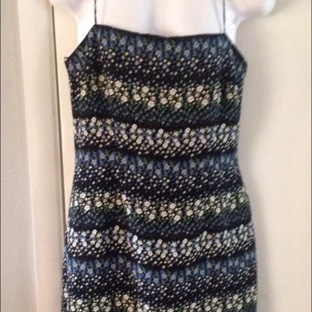 Amanda Smith flower spaghetti strap dress size 8