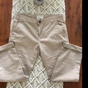Current Elliot the captain trouser in sand sz 27
