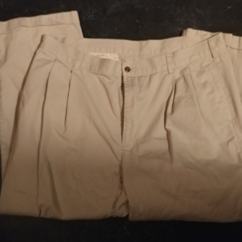Nice Khakis, 3 pair lot Navy, cream, and tan