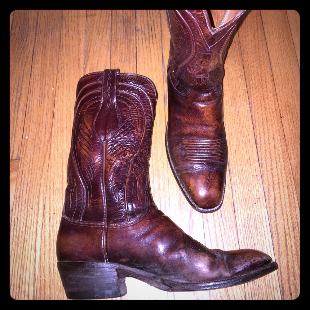 LUCCHESE , Classic snip toe Cowboy Boot