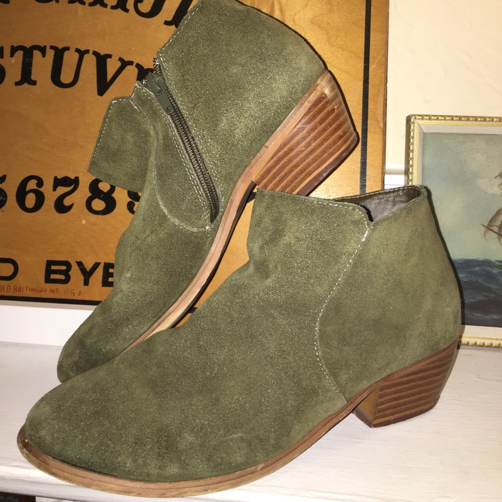 Boho Suede Ankle Booties