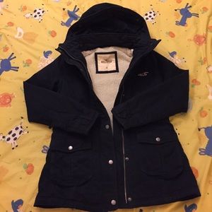 holister navy jacket