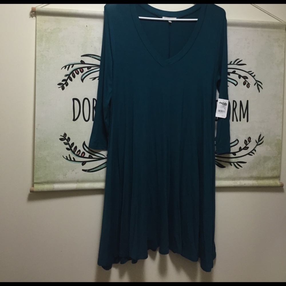 Sapphire Blue Swing Dress