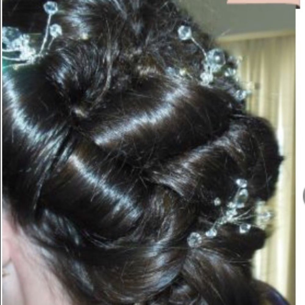 Bridal Hair Pins with Crystals