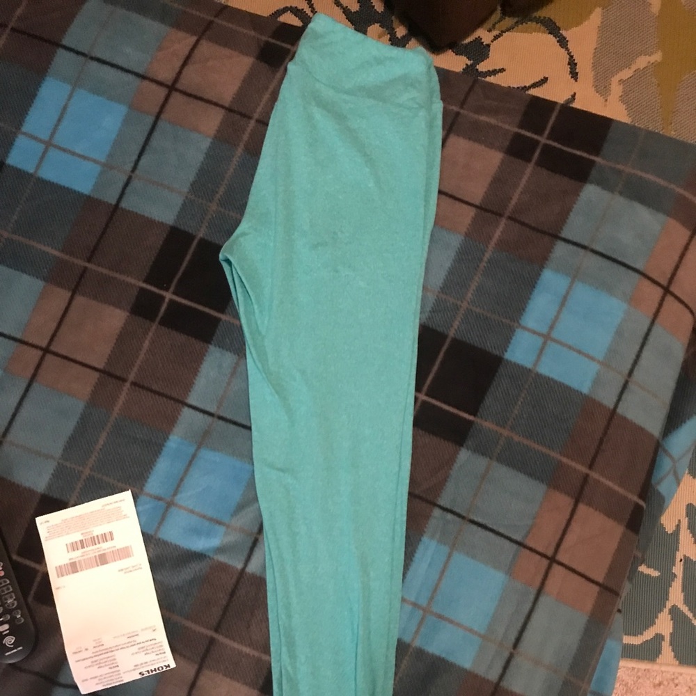 Turquoise Lularoe OS leggings