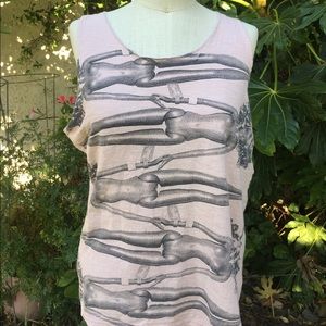 Vintage Black barbie sleeveless top