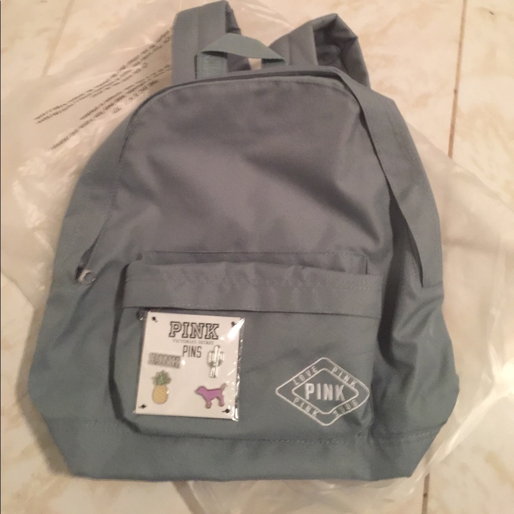 Victoria secret Mini bookbag and pins NWT