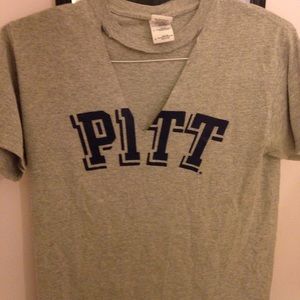Pittsburgh Panthers Cut up T-shirt College T