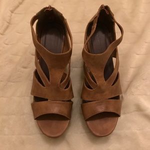 Madden Girl Tan Wedge