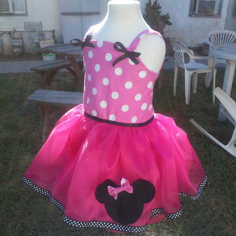 Little girls mini mouse dress