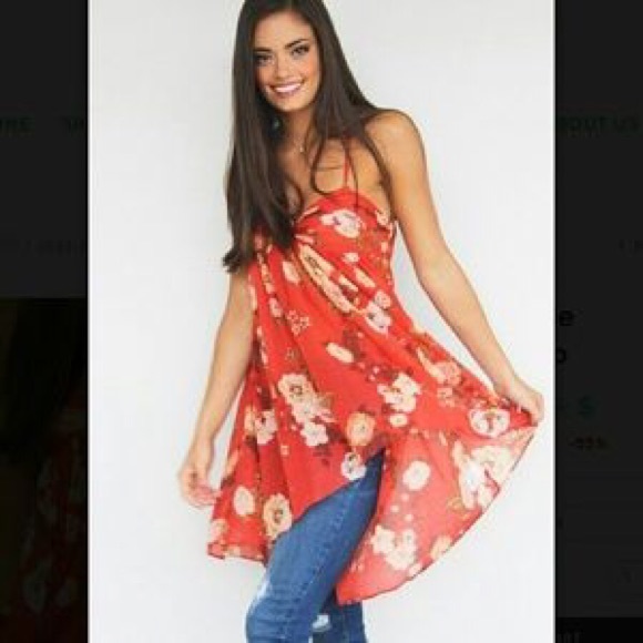 Free People Dresses & Skirts - SOLD/Nwt/Free People "Mirage" Floral print tank/Sm