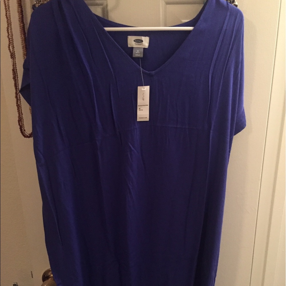 Dark blue short dress