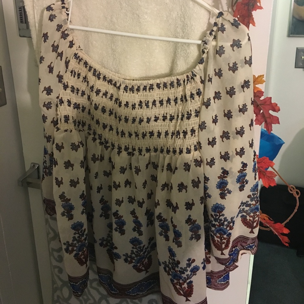Floral Off The Shoulder Top