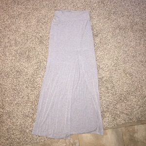 Maxi skirt with slit