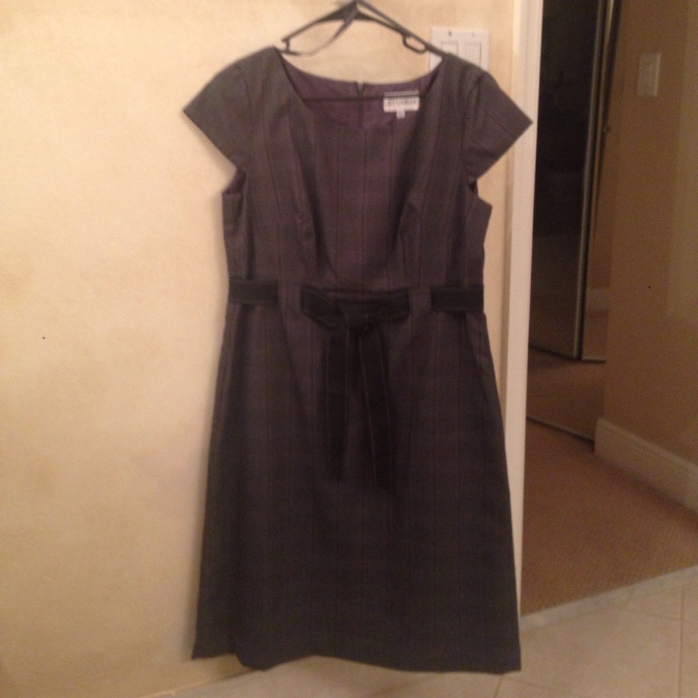 NWOT Gray plaid dress