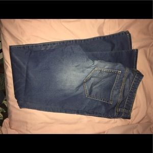 Denim blue skinny jeans