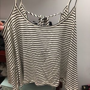 Flowy striped tank top