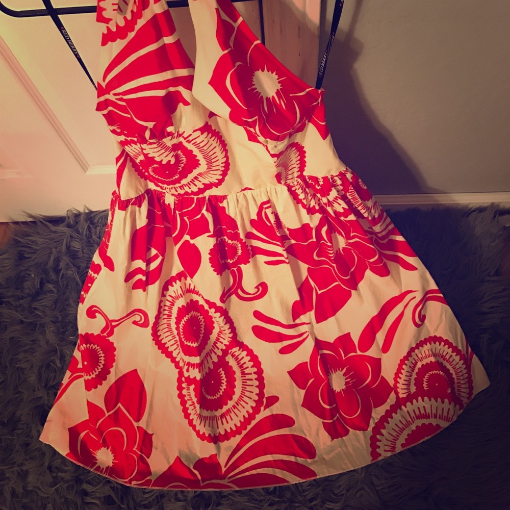 Summer Flower Halter Dress