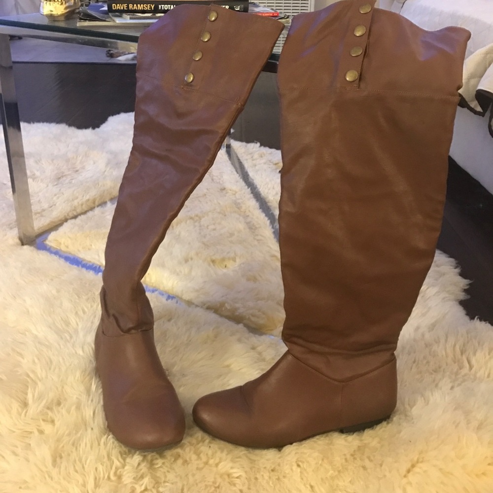 Brown Knee High Boots