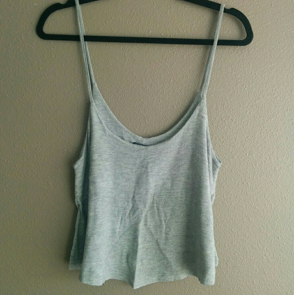 Brandy Melville gray spaghetti strap