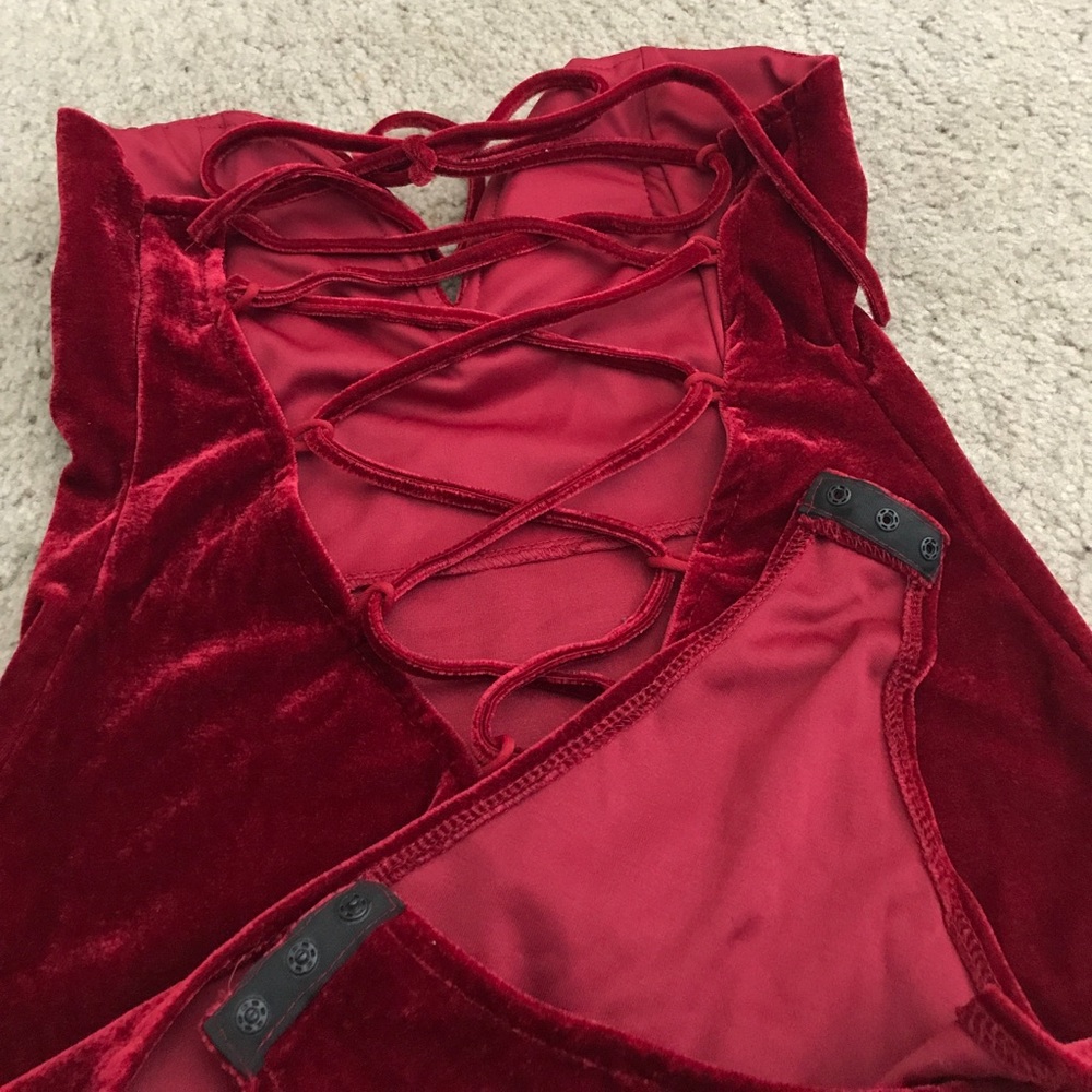 ✨✨🆕✨✨Velvet Sweetheart Strapless Bodysuit - Picture 8 of 8