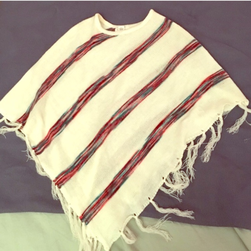 Girls pancho