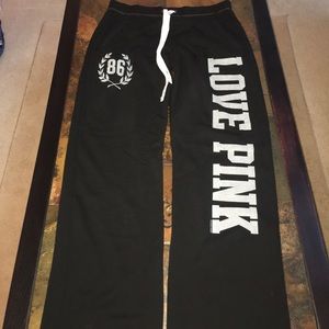 Black Victoria Secret sweat pants