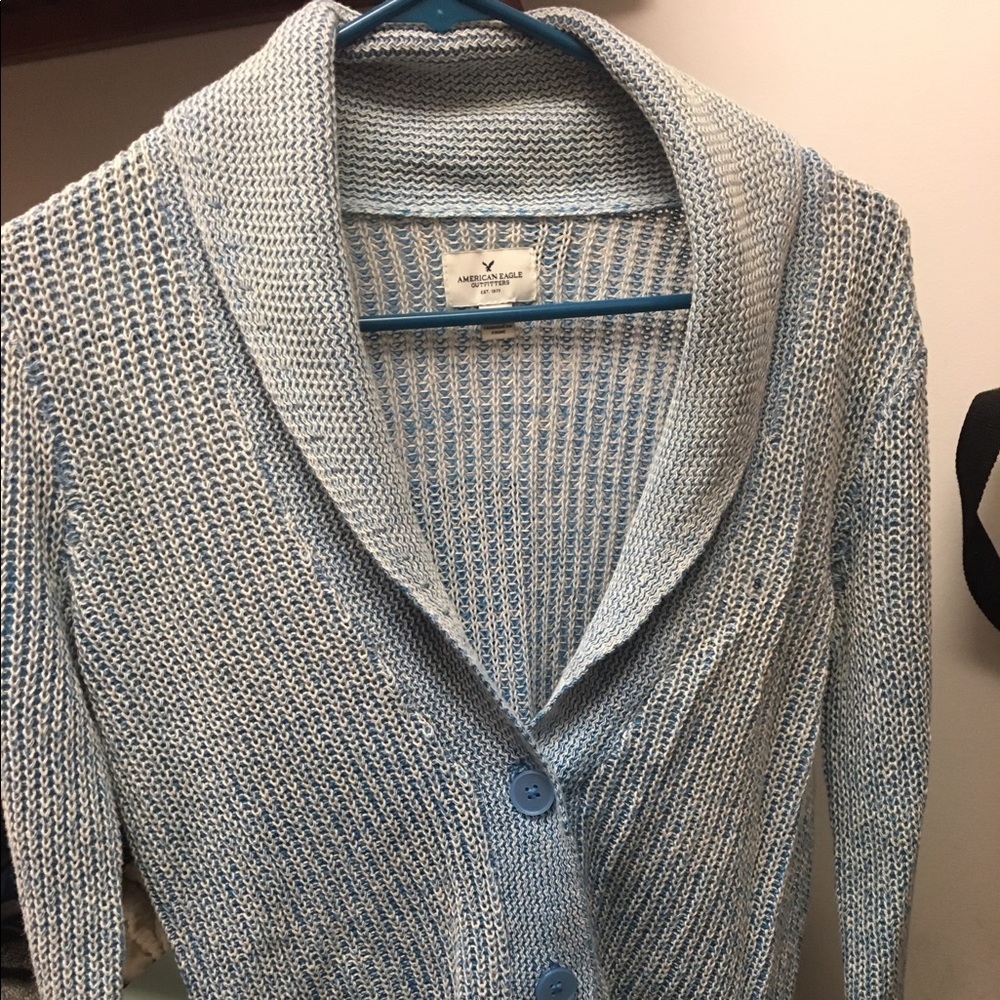 Blue sweater