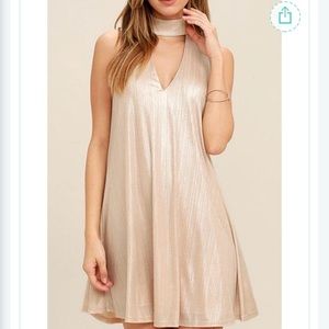 NEW JOA dreamy shimmer dress