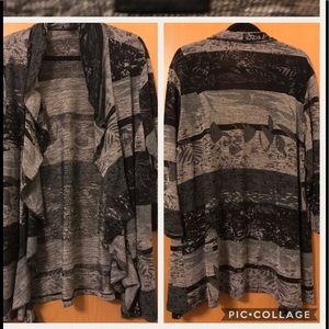 🛍 Thin waterfall dress "jacket".