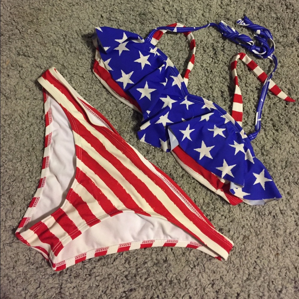 American flag bikini