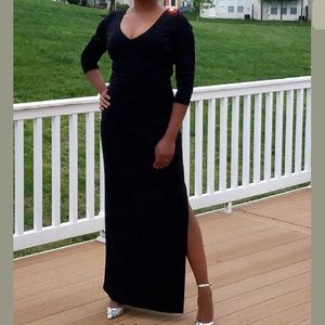 Nicole Miller Long Black Dress