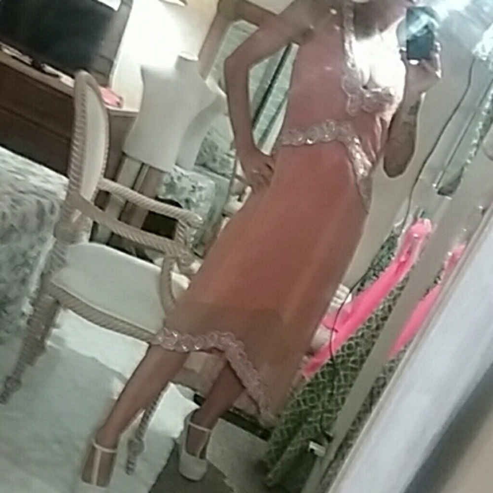 Authentic 1920s beaded dress