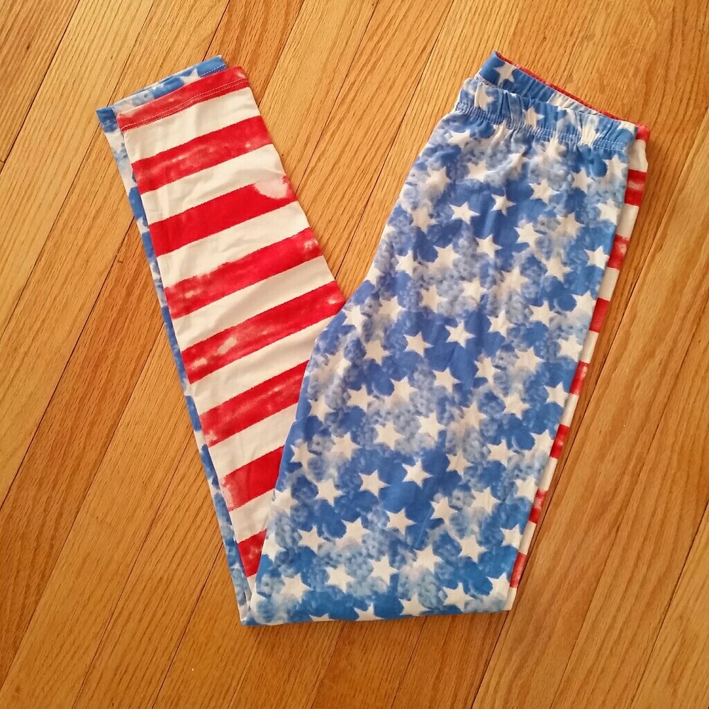 **SOLD**Agnes & Dora flag leggings S/M