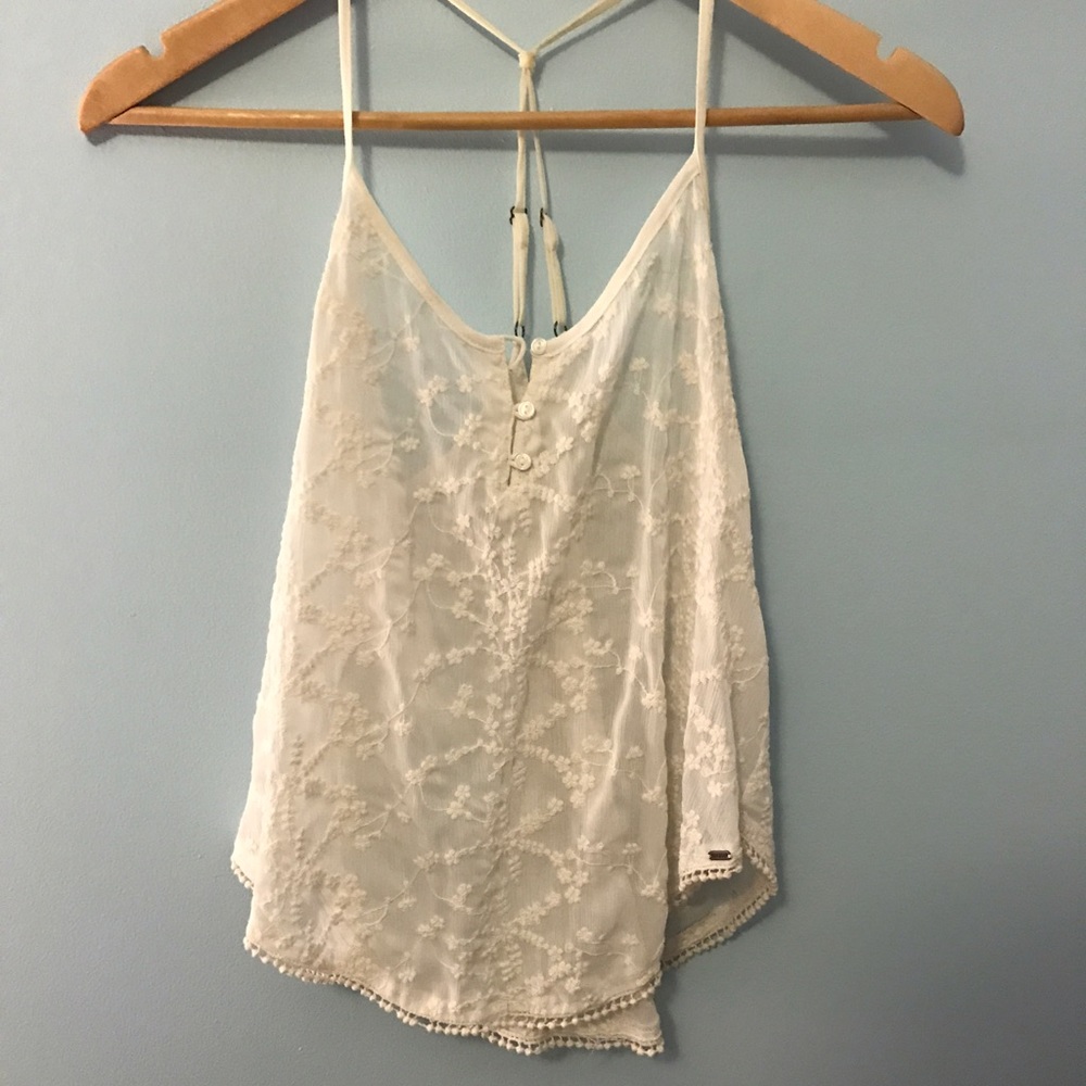 🌸4 for $25🌸 Ivory Lace Tank
