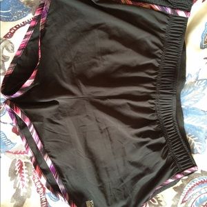 Victoria's Secret pink black and purple gym shorts