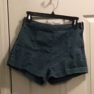 Denim shorts