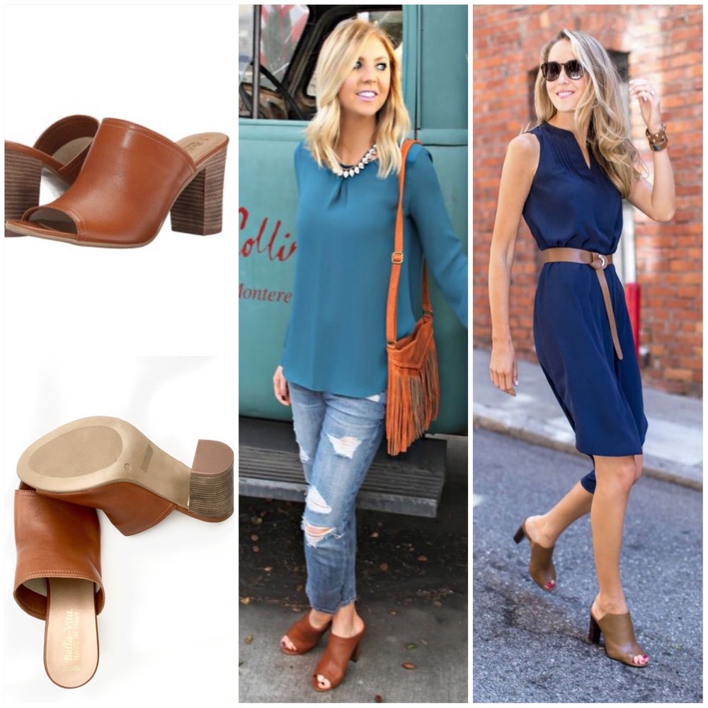 Bella Vita "Arno" Mule Heel Sandals !PLEASE READ!